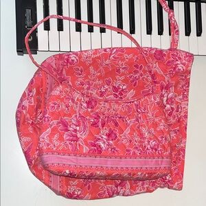 Vintage Vera Bradley 💓 Retired Pink Floral Matching Purse & Ditty bag set